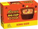 Reese's Milk Chocolate and Peanut Butter Big Cups with Pieces, pack of 16 x 79 g