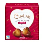 Guylian Love Praliné Hearts 4 Chocolates Hearts Filled with Hazelnut Praliné Box 42g