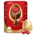 Lindt Lindor Milk Chocolate Egg With Lindor Milk Chocolate Truffles And Hearts 400g