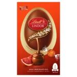 Lindt Milk Chocolate Egg with Lindor Blood Orange Chocolate Truffles 260g