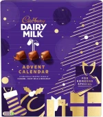 Cadbury Dairy Milk Chunks Advent Calendar, Christmas Chocolate Treats, Perfect for your Christmas Countdown, 258 g