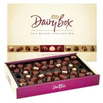 Nestle Dairy Box Chocolate Gift Box – Assorted Milk Chocolates with Truffles & Pralines – No Artificial Colours or Flavours – Perfect for Christmas Gifting (Multi Sizes Available)