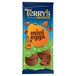 Terry’s Chocolate Orange Milk Chocolate Mini Egg Bar 90g – Milk Chocolate with Real Orange Oil & Crushed Mini Eggs, Sharing Bar, Chocolate Orange Treat