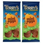 Terry’s Chocolate Orange Milk Chocolate Mini Egg Bar 90g – Milk Chocolate with Real Orange Oil & Crushed Mini Eggs, Sharing Bar, Chocolate Orange Treat